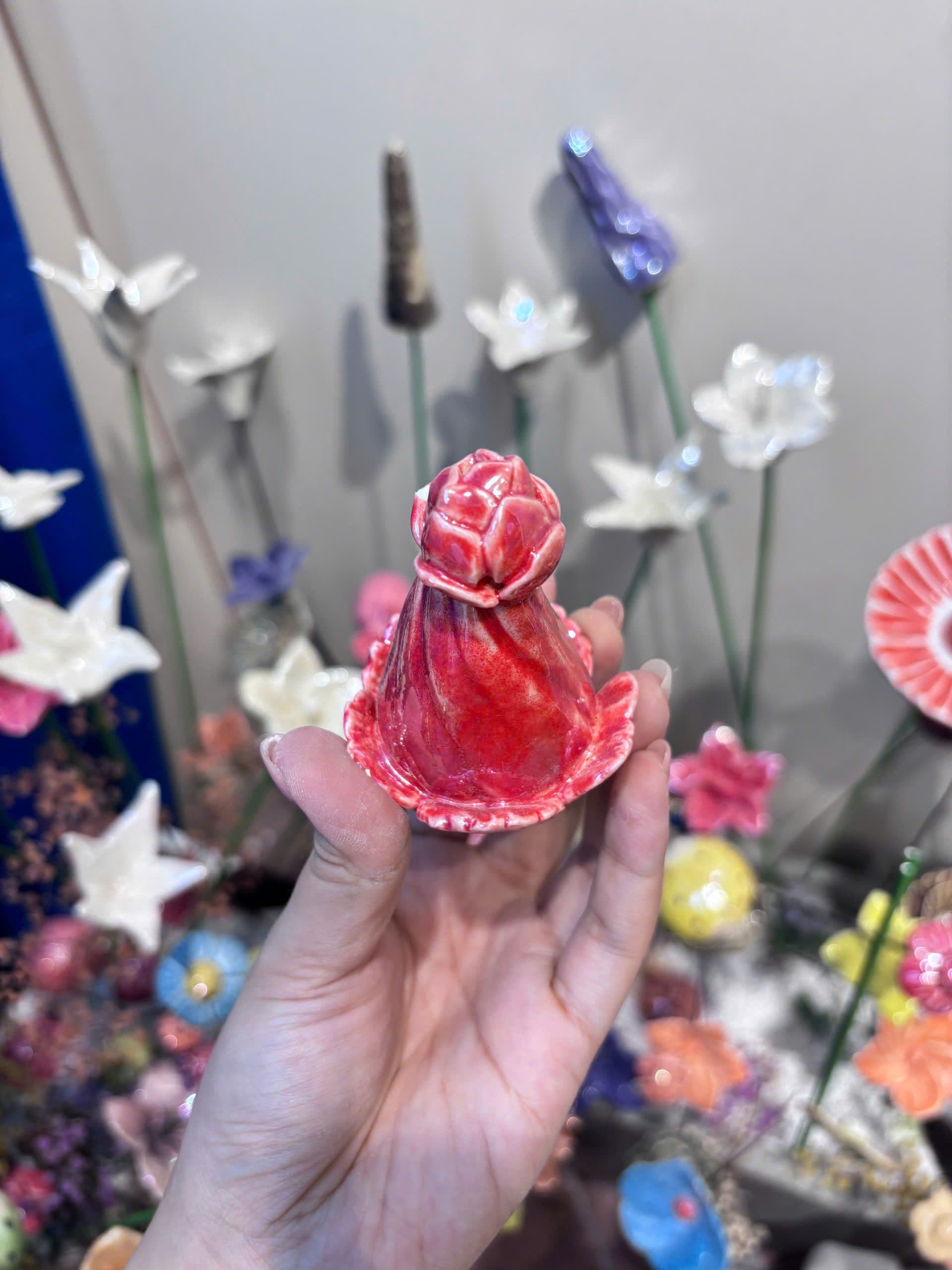 Porcelain Rosebud - 1