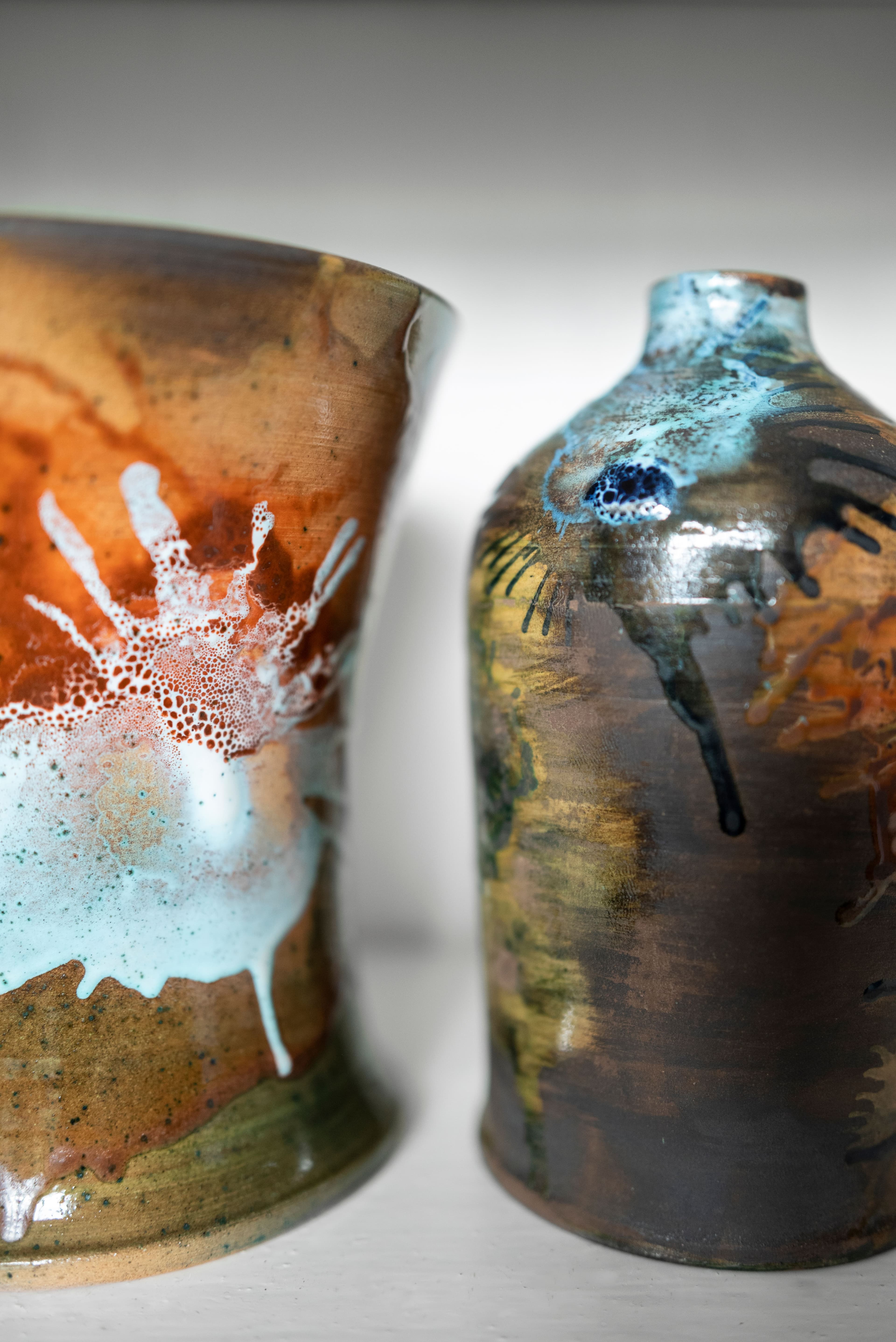 4. Men Hỏa Biến (Reactive Glaze)