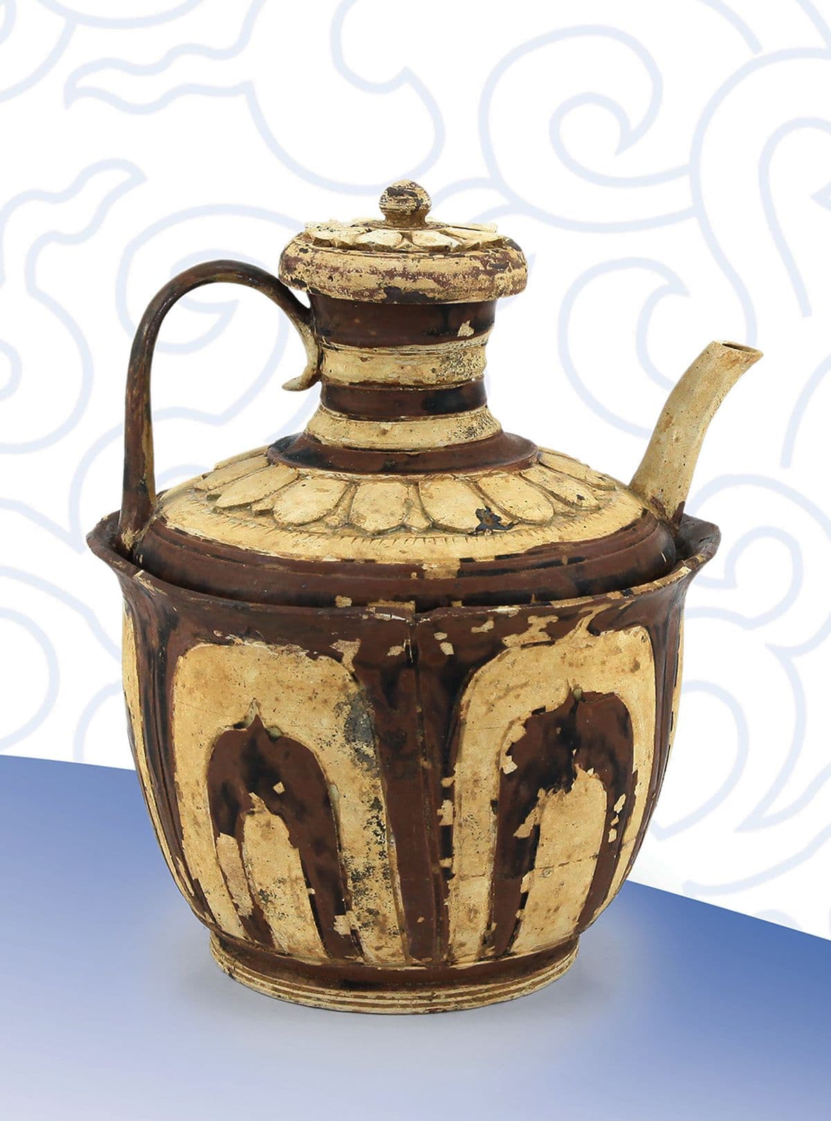 Ấm hoa nâu, thế kỷ 12 - 13