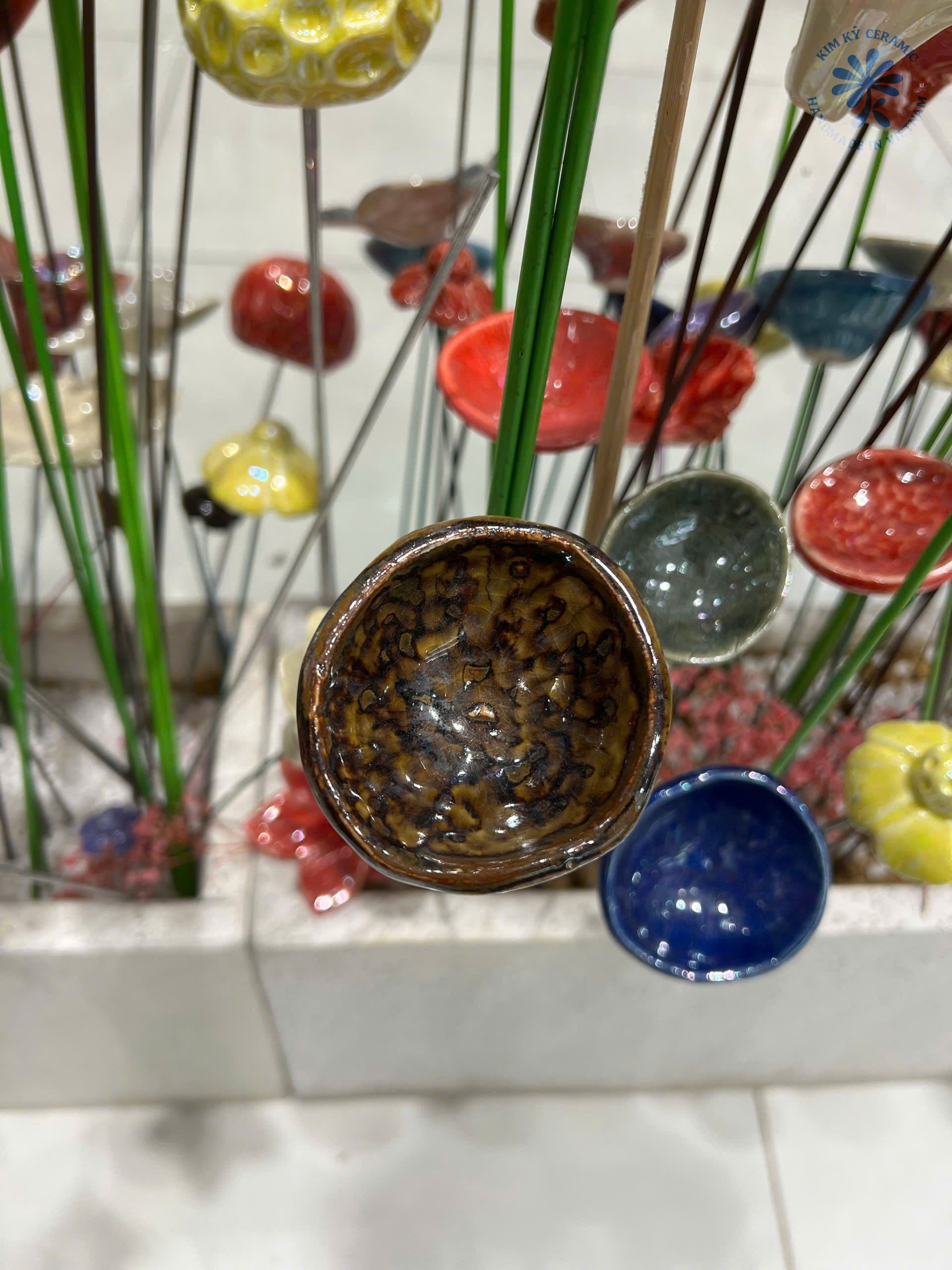 Hoa sứ dạng chén - 2